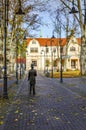 Count TiÃÂ¡keviÃÂius Alley in autumn